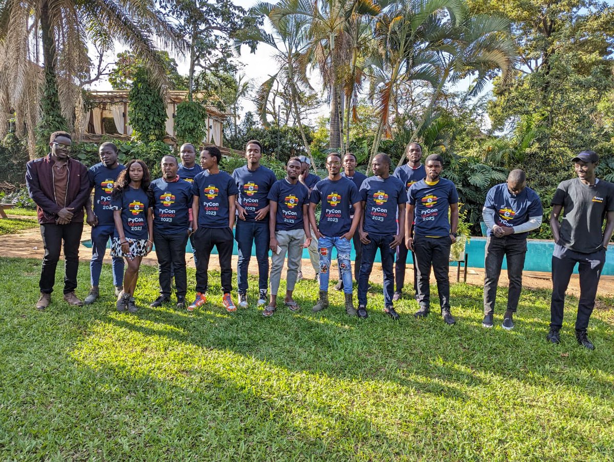 pykampala's tweet image. We had our Pykampala meetup yesterday which was such a blast 🤗. Thanks to all that attended, and you look great in your #PyConUganda2023 t-shirts.