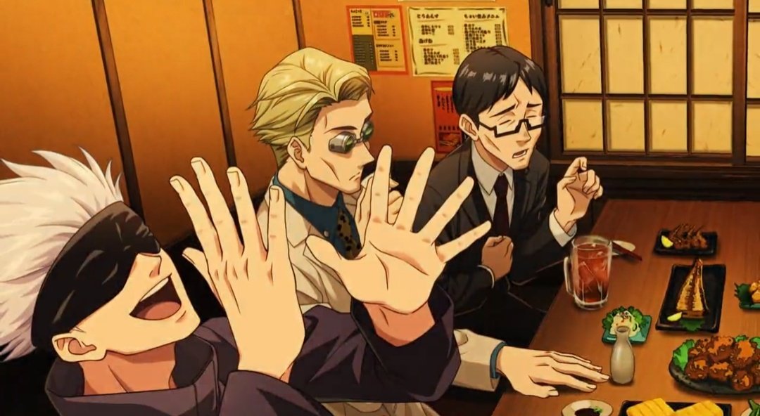 anime_shots's tweet photo. NEW GOJO, NANAMI AND IJICHI ILLUSTRATION https://t.co/Wj8n8sLaKX