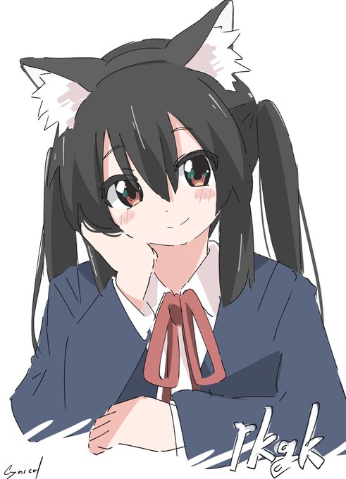 中野梓 「あずにゃん 」|スーパーピッグ 【SuperPig】のイラスト