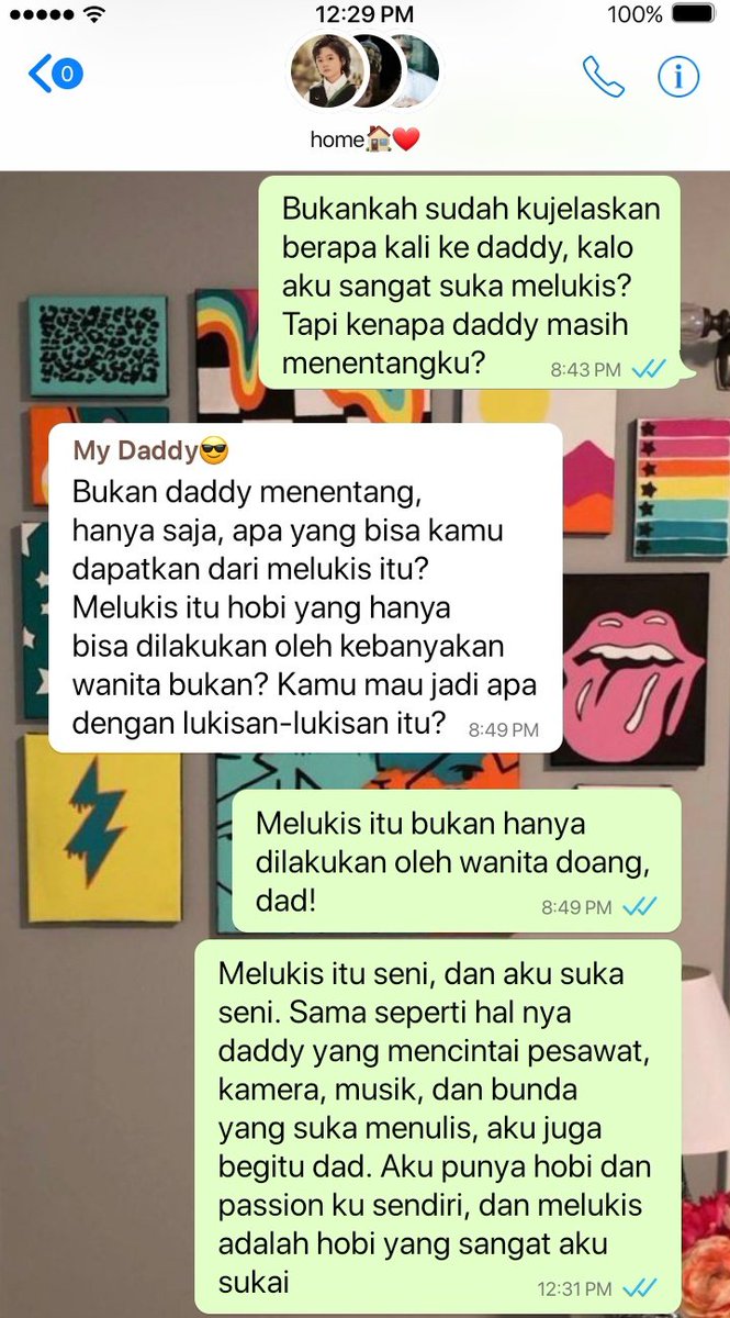 itsmeralya04's tweet photo. "MY HOME" Prompt series AU (QIAN KUN & SAKUYA).
Bercerita tentang perbedaan pendapat, pertentangan, kekhawatiran, dan harapan orang tua terhadap anak-anaknya.
#aunct #alternateuniverse #auqiankun #ausakuya #keluargacemara #fiksi #aurekomendasi https://t.co/bRSvm16dPP