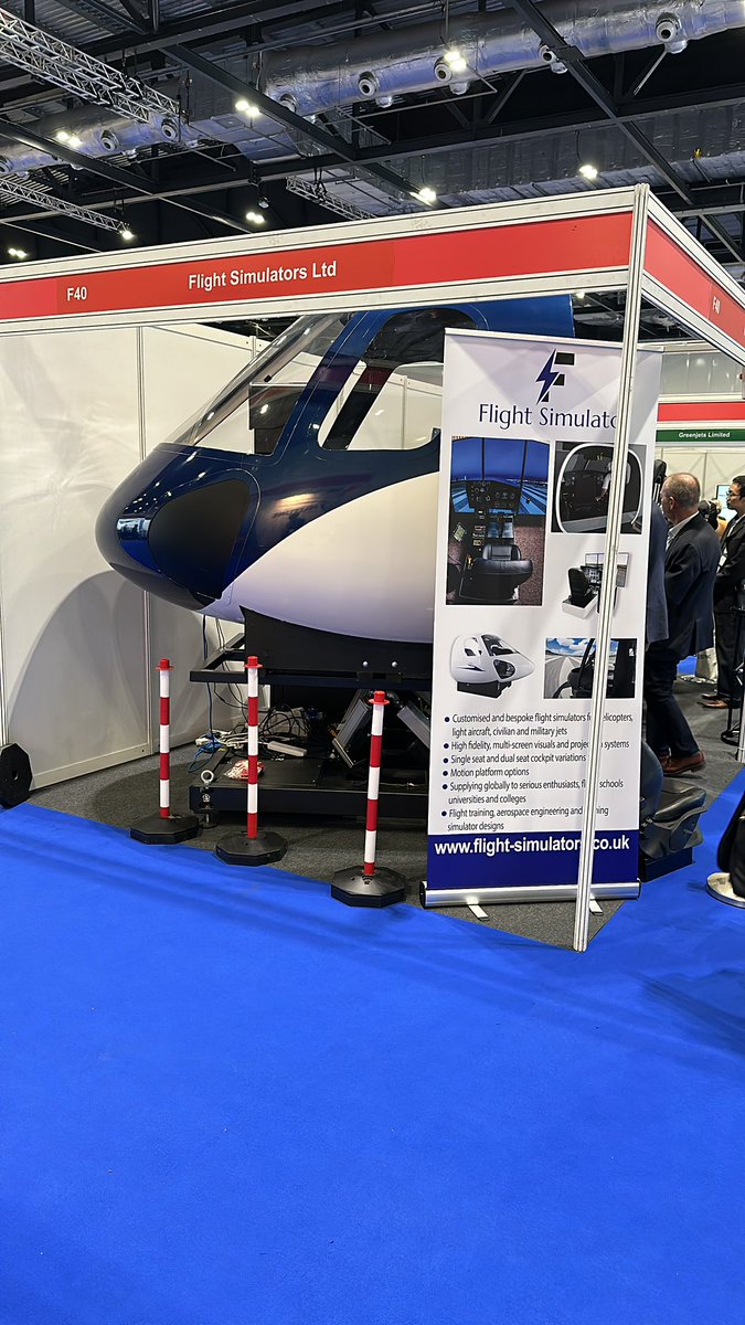 FSimulators's tweet image. Having exhibited at the London Helitech Expo to showcase our New H145 Helicopter Simulator on a 6 DOF Motion Platform and our New VR/MR/AR Pilot Deck Seat. @HelitechWorld @HelitechWPFR @FG_Helicopters @AOPAFTMag