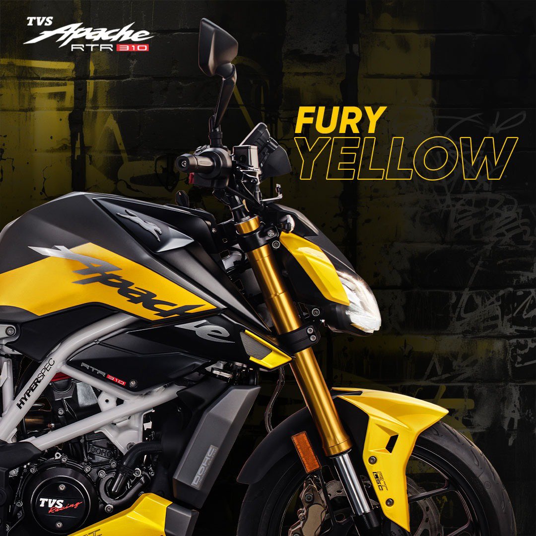 TVSApacheSeries's tweet photo. With the Apache RTR 310, Flamboyance comes effortlessly!

#TVSApacheRTR310 #TVSApache #RTR310 #Freestyle #Freestyler #TVSRacing #RTR #TVSApacheRTR #RestlessToPlay #RestlessToRace
#TVSApacheSeries #ApacheSeries
#RR310 #ApacheRR310 #RacingDNAUnleashed https://t.co/k8gzjILtX8