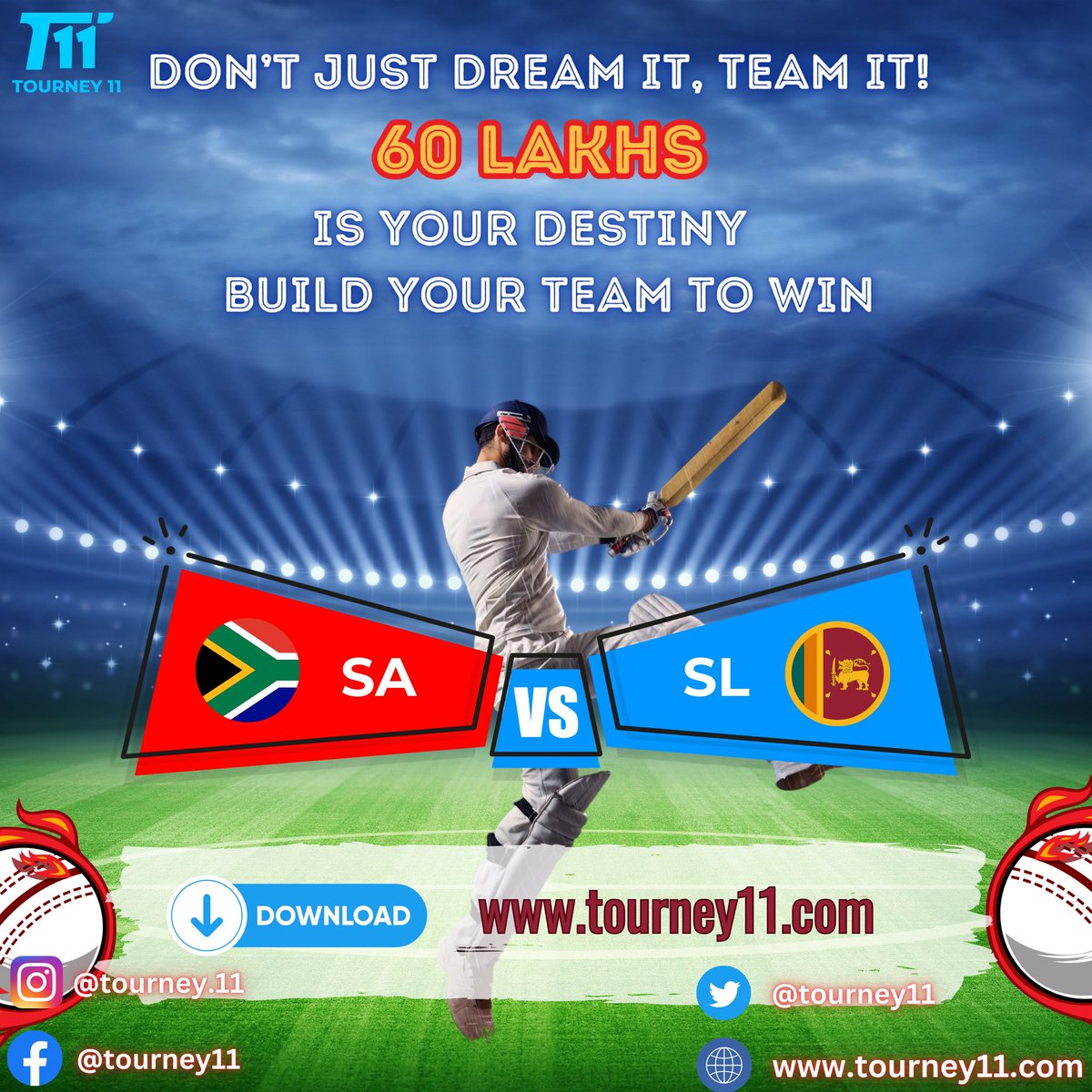 MediaM54355969's tweet photo. Don't just dream it, team it!! 60 lakhs is your destiny. build your team to win!
Download App - https://t.co/wg4faTJZi0
#CricketWorldCup
#WorldCupCricket
#CWC2023
#CricketFever
#ICCWorldCup
#RoadToGlory
#TeamIndia
#CWCChampions
#CricketFans
#CWCMatches
#tourney11 https://t.co/DiyrXTSSls