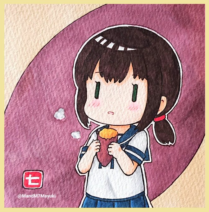 「セーラー服 芋」のTwitter画像/イラスト(新着)