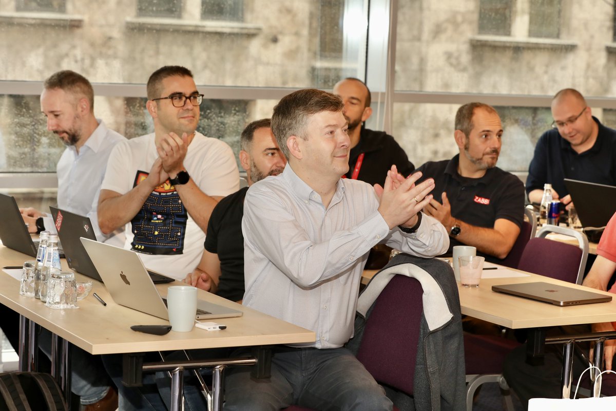 zabbix's tweet photo. In a recent meeting with #ZabbixPartners, we discussed the strategic vision for the upcoming 7.0 LTS version, focusing on enhancing features to meet enterprise monitoring needs. We also explored the significance of global partnerships and community support for #Zabbix's growth. https://t.co/tco3CXYDUM