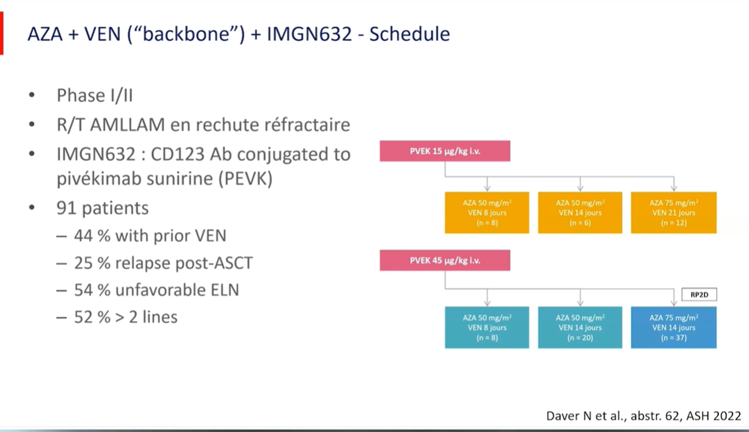 AML_Hub's tweet photo. CONGRESS | #IACH23 | #CoMyDAL
Thomas Cluzeau @thomas_cluzeau @Univ_CotedAzur shares his thoughts on the most promising agents in development:
· IMGN632 plus Aza-Ven backbone
· Gilteritinib plus Aza-Ven backbone
· Magrolimab in TP53m AML
@TheIACH #IACH2023 #amlsm https://t.co/sRWVil9wUe