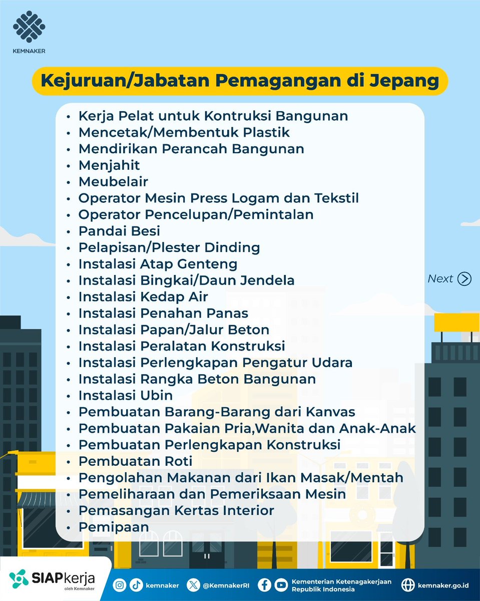Kementerian Ketenagakerjaan RI tweet media