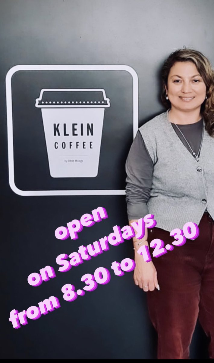 Klein Coffee Kiosk -inside the Penge East Station- is now open on Saturdays from 8.30am to 12.30pm! Come and say hi😊