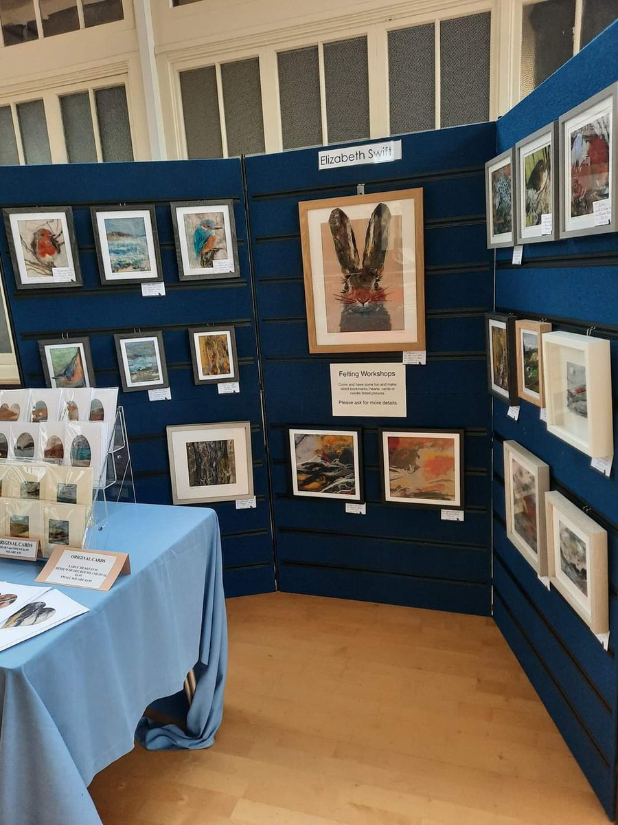 Featuring here 2 of our High Peak Artists fabulous stalls all set up for the Great Peak District fair, Pavilion Gardens, Buxton this weekend! Silkpainter Pauline Townsend, Feltworker Liz Swift; their stalls look lovely with so much to choose from! 😍 Sat 10.00-6.00 Sun 10.00-5.00