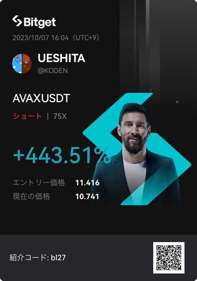 仮想通貨　AVAX

小傷を何度もくらいましたが、なんとか。

途中なぜか両建できず、痛い目に遭いました。💦