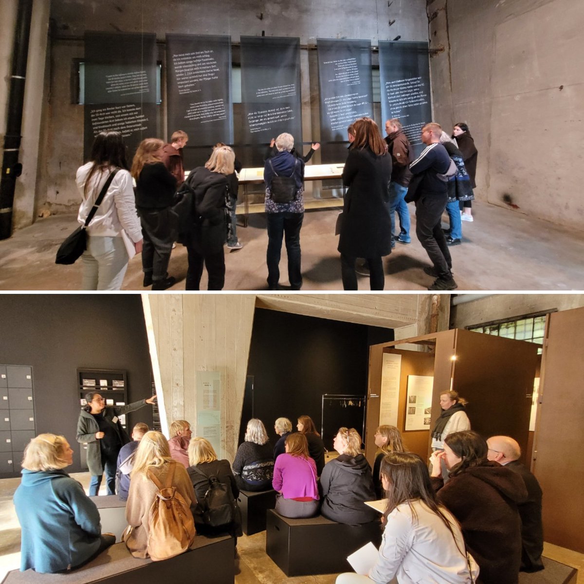 Weiter geht's heute mit Tag 2 beim Treffen der #KZ-#Außenlager-#Gedenkstätten und -Initiativen an Standorten des ehem. KZ-Komplexes #Neuengamme in #Salzgitter. Die neue Dauerausstellung von <a href="/Gedenken_SZ/">Gedenkstätte KZ Drütte</a> ist beeindruckend, ein Besuch am historischen Ort unbedingt empfehlenswert.👍