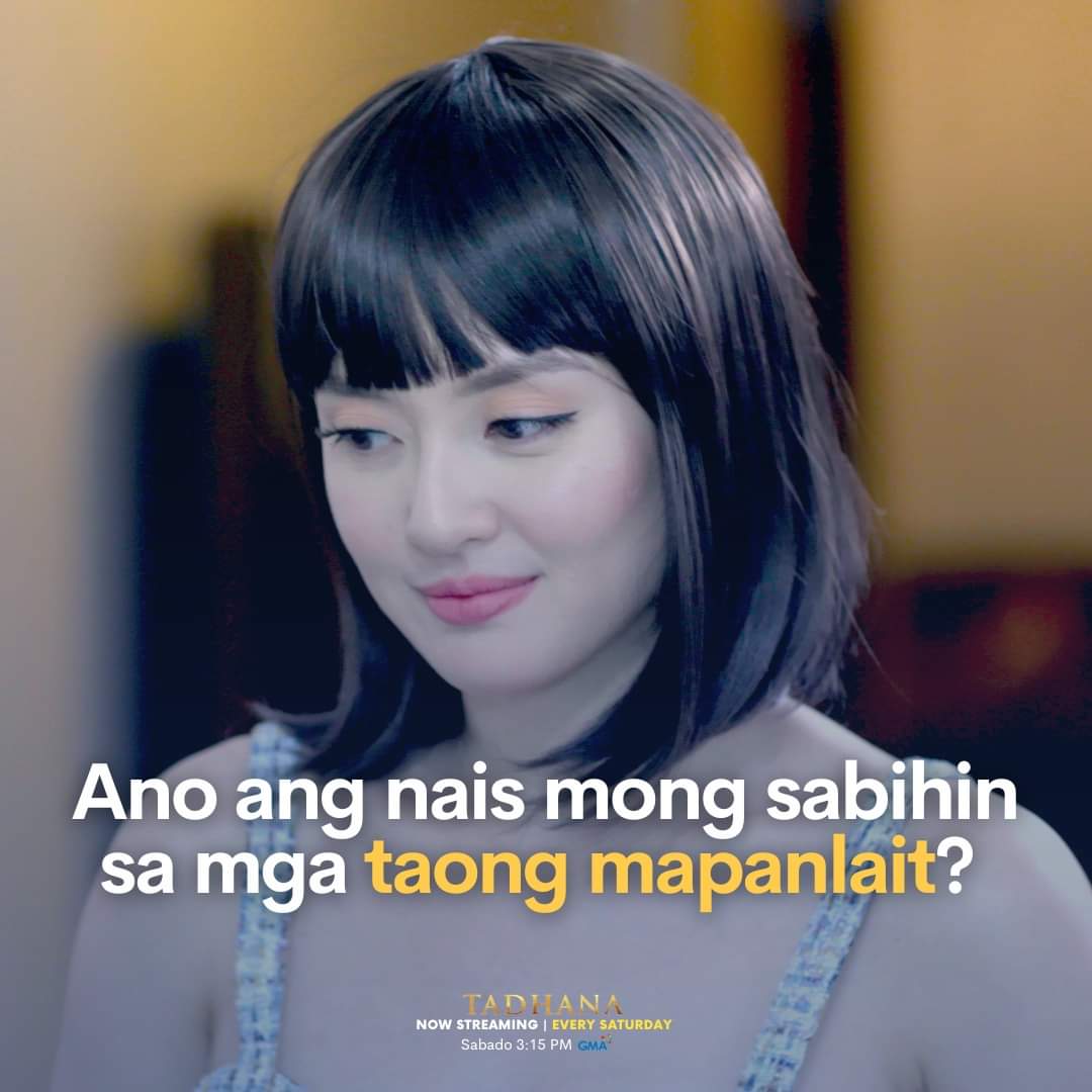 Abangan ang 2023 Asian Academy Creative Awards' winning story ng Tadhana: BABAWIIN KO ANG LANGIT ngayong Sabado, 3:15 PM sa GMA-7 

ARRA SAN AGUSTIN
#TadhanaBabawiinKoAngLangit
ArraSanAgustin As Emilia

Tadhana X AACA2023