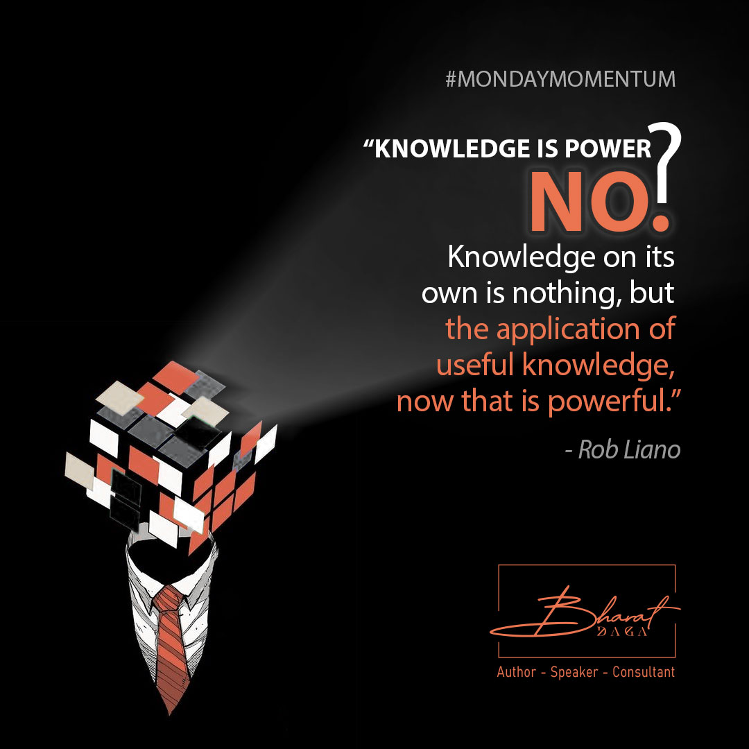 TheBharatDaga's tweet image. Knowledge alone is like an unlit candle. It's the spark of application that ignites its power. In the journey of business and growth, let's not just collect knowledge; let's light the path with its application.
#KnowledgeApplication #IgnitePower #BusinessJourney #GrowthMindset