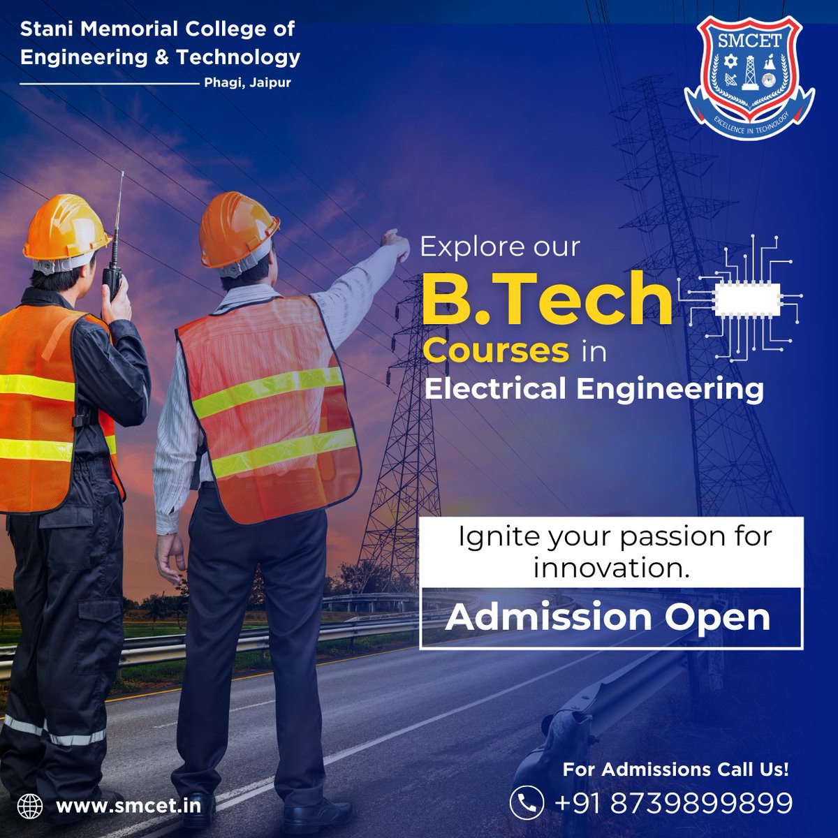 smcet_phagi's tweet image. Explore Our B.Tech. Courses in Electrical Engineering at SMCET! Ignite Your Passion for Innovation. 
#BTechElectricalEngineering #SMCET  #EnginneringCourses #BTechCollege #Engineer #engineeringcollege #jaipurcollege #btech