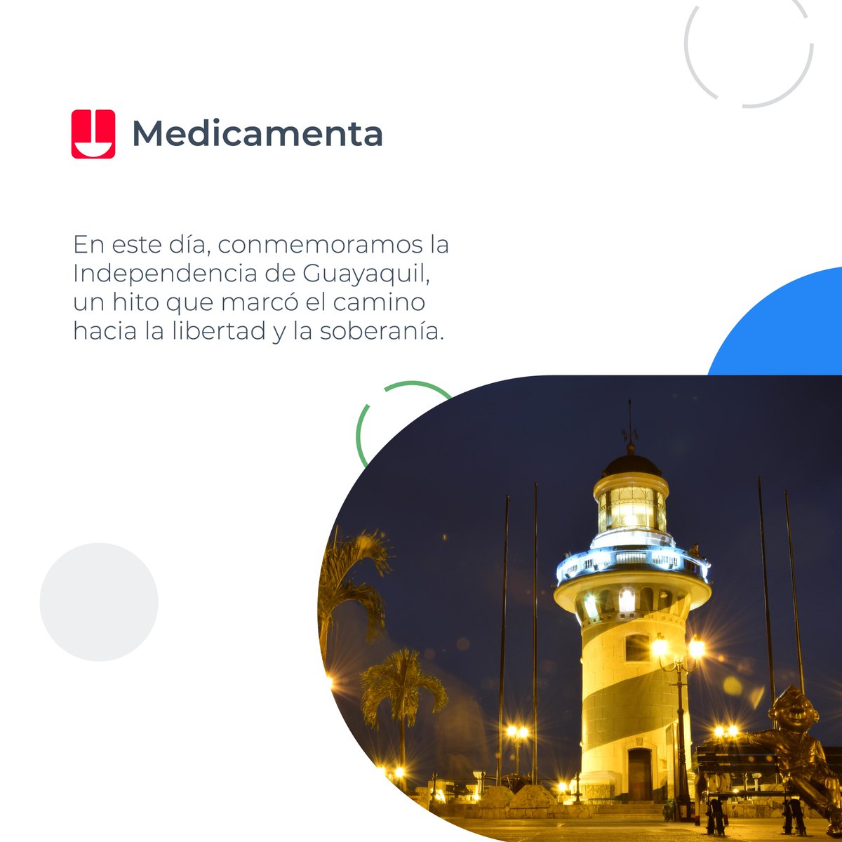 Adium_Ecuador's tweet photo. #Medicamenta te Informa | ¡Viva Guayaquil!
Hoy y siempre un Guayaquil valiente 💪🎉 Sigamos honrando a quienes lucharon por la independencia de nuestra amada ciudad.
#VivaGuayaquil #MaderaDeGuerrero #OrgulloEcuatoriano 💙🤍
#IndependenciaDeGuayaquil #MediEc https://t.co/KCJ77qwpnM
