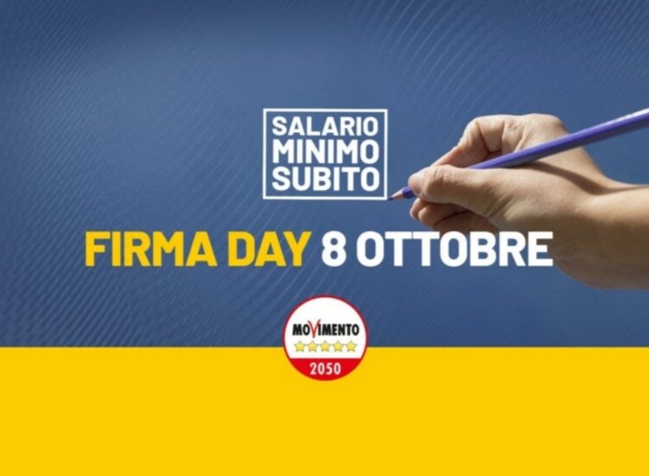 damorantonio's tweet photo. Firma day... non facciamo come al solito che pensiamo solo ai ca**i nostri!
Firmiamo tutti! #FirmaDay #OttoOttobre #SalarioMinimo #DallaParteGiusta #M5S https://t.co/cZ7KFKWXoa