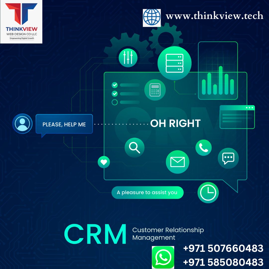 ThinkViewLLC's tweet photo. Customer-centricity is our mantra, and CRM is our toolkit. 🛠️👥 #CustomerCentric https://t.co/Bv3Bil8y9T