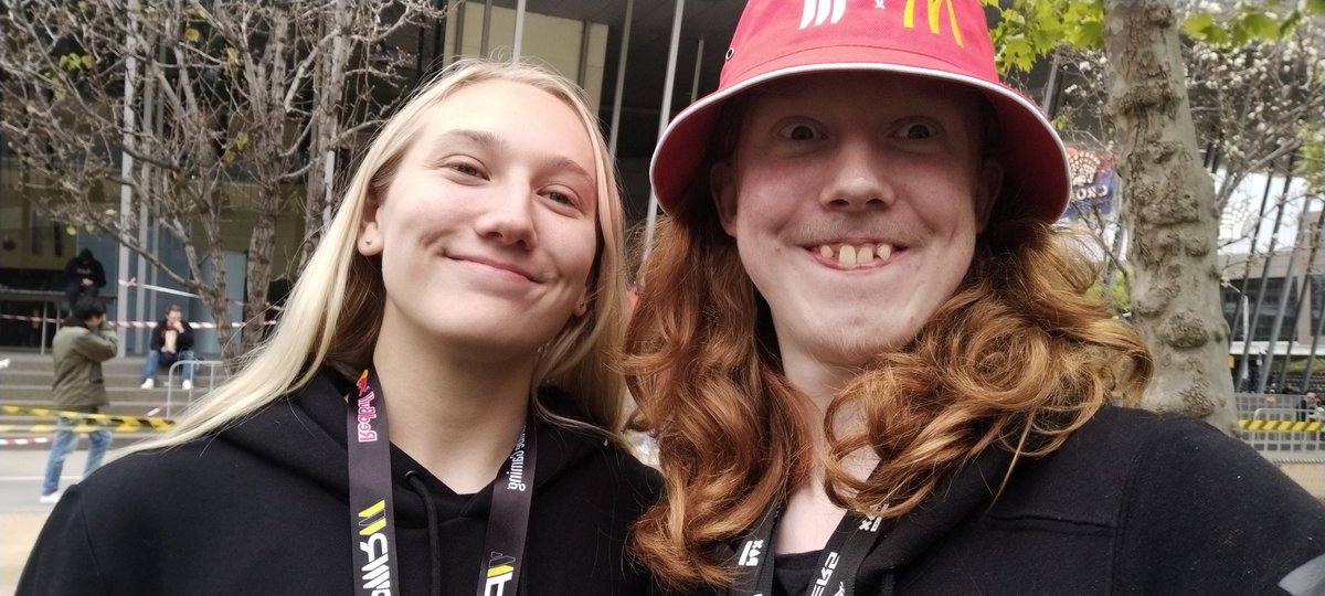 kaydetherobot's tweet photo. PAX moments. Today really doesn't feel real lmao. 

Thanks for the awesome time, y'all!

@_AvaJC_ @jeeblive @JustDashYT and everyone else not tagged here but were at the MCYT Meetup!

And I got @TamVivere's name written on the Twitch board too. https://t.co/M3LCGiH4oX