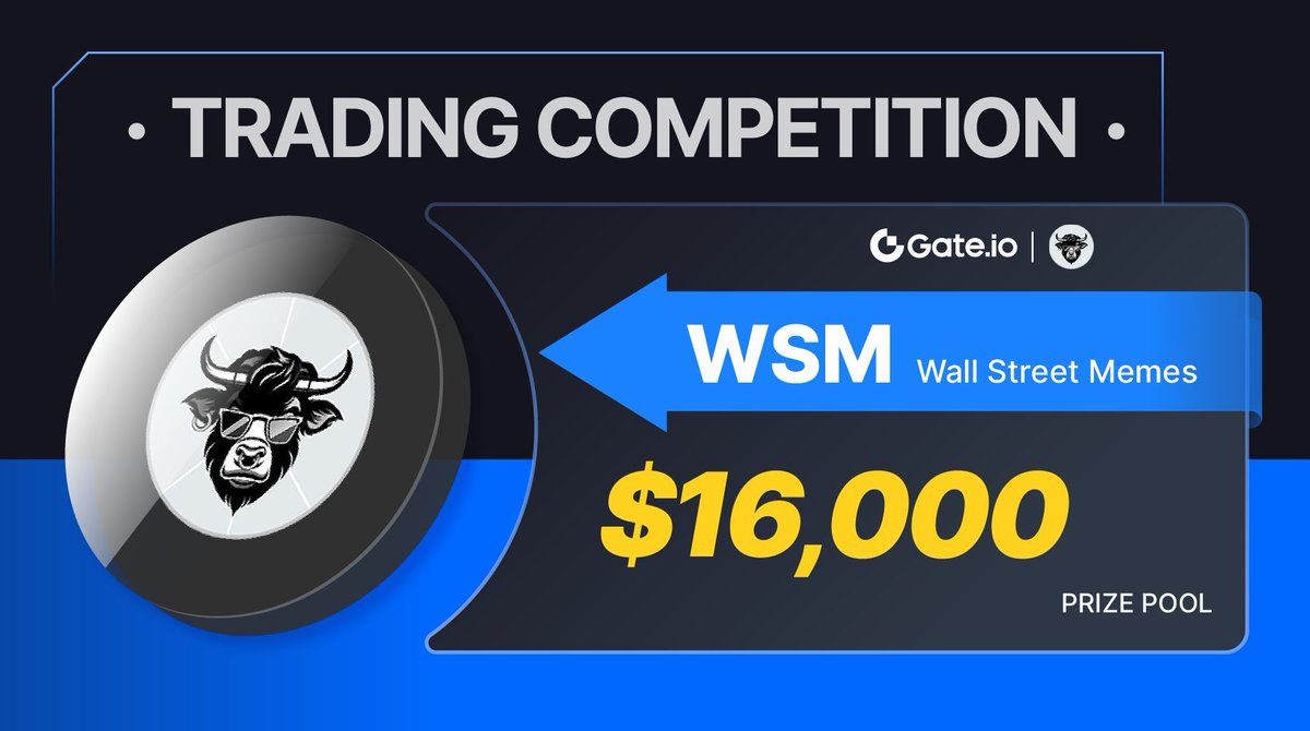 🎉 The Tokenization of the Retail Movement: $WSM Trading Competition is Live, Join to Share $16,000 Rewards!

⏳ 12:00 PM, Oct 07 - Oct 14 (UTC)

🔸 Follow @gate_io &amp; <a href="/wallstmemes/">Wall Street Memes</a>
🔸 RT &amp; Like

💰 Join Now: go.gate.io/w/Xh5tyOg5

#Gateio #WSM #cryptocurreny
