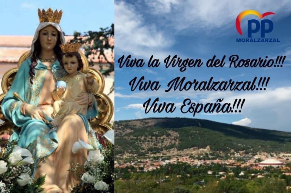 🔵 Hoy celebramos el día de nuestra patrona la Virgen del Rosario.

💙 VIVA LA VIRGEN DEL ROSARIO !!!!
💙 VIVA MORALZARZAL !!!
💙 VIVA ESPAÑA !!!

#Moralzarzal