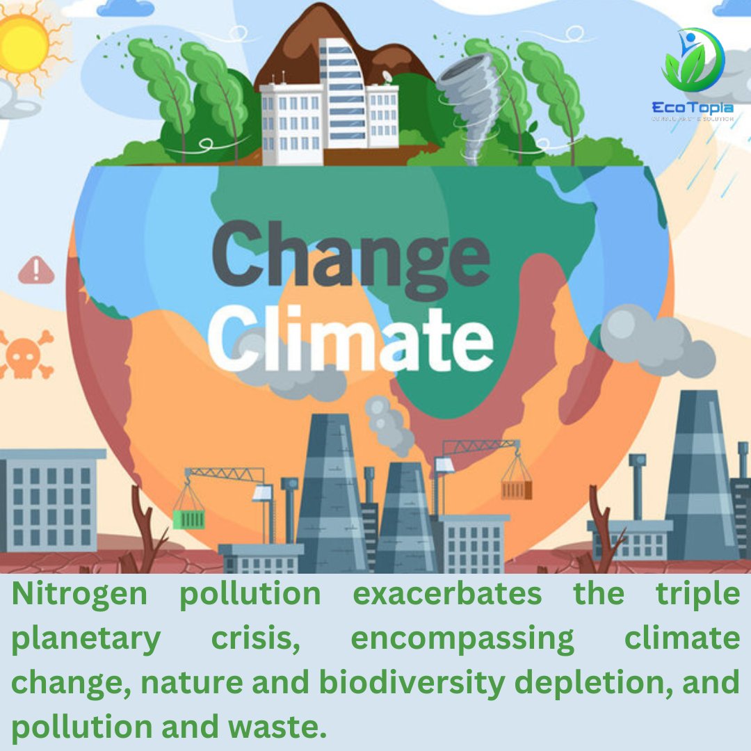 ecotopiabd's tweet photo. 🌍 Urgent! Nitrogen pollution harms our planet. Let's act now and #BeatNitrogenPollution by 2030. Together, we can make a difference! 🌱💪 #SustainableFuture 🌏 https://t.co/B0nDjKaVSm