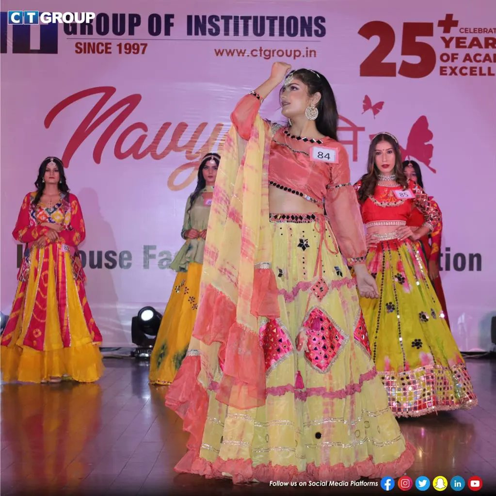 CTGroupshahpur's tweet photo. A Kaleidoscope of Style: Navya कृति’s Fashion Extravaganza Leaves a Lasting Impression! 🌈✨

#CTGroup #fashionshow #fashioncompetition #modeling #fashion #fashiondesigner #CTevent #CTfest #Navyaकृति #shahpur #southcampus https://t.co/iD5VVOo1e2
