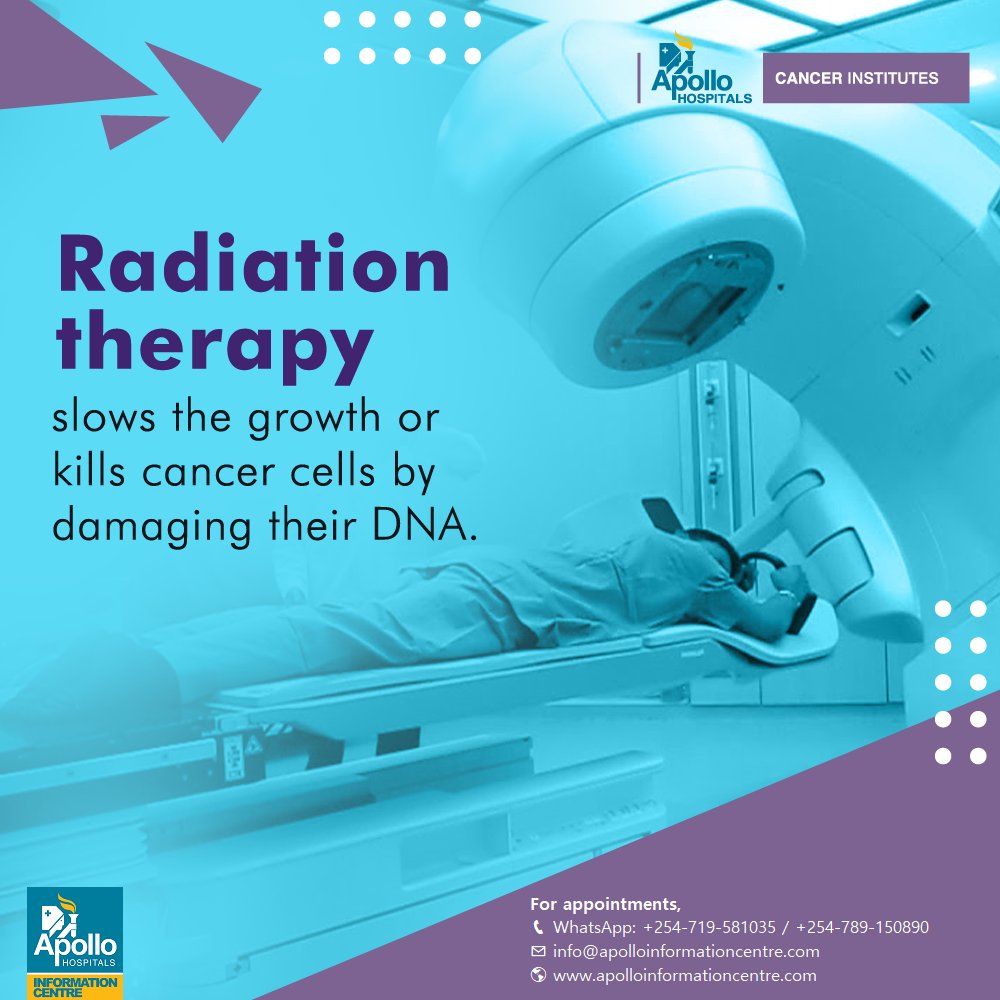 Radiation therapy, a powerful ally in the fight against cancer. 🌟 Combining the forces of surgery, chemotherapy, and expertise at #ApolloHospitals to heal and conquer. 🏥
For appointments, 
📞+254719581035 
🌎 apolloinformationcentre.com
#CancerTreatment #HealingJourney #ApolloCare