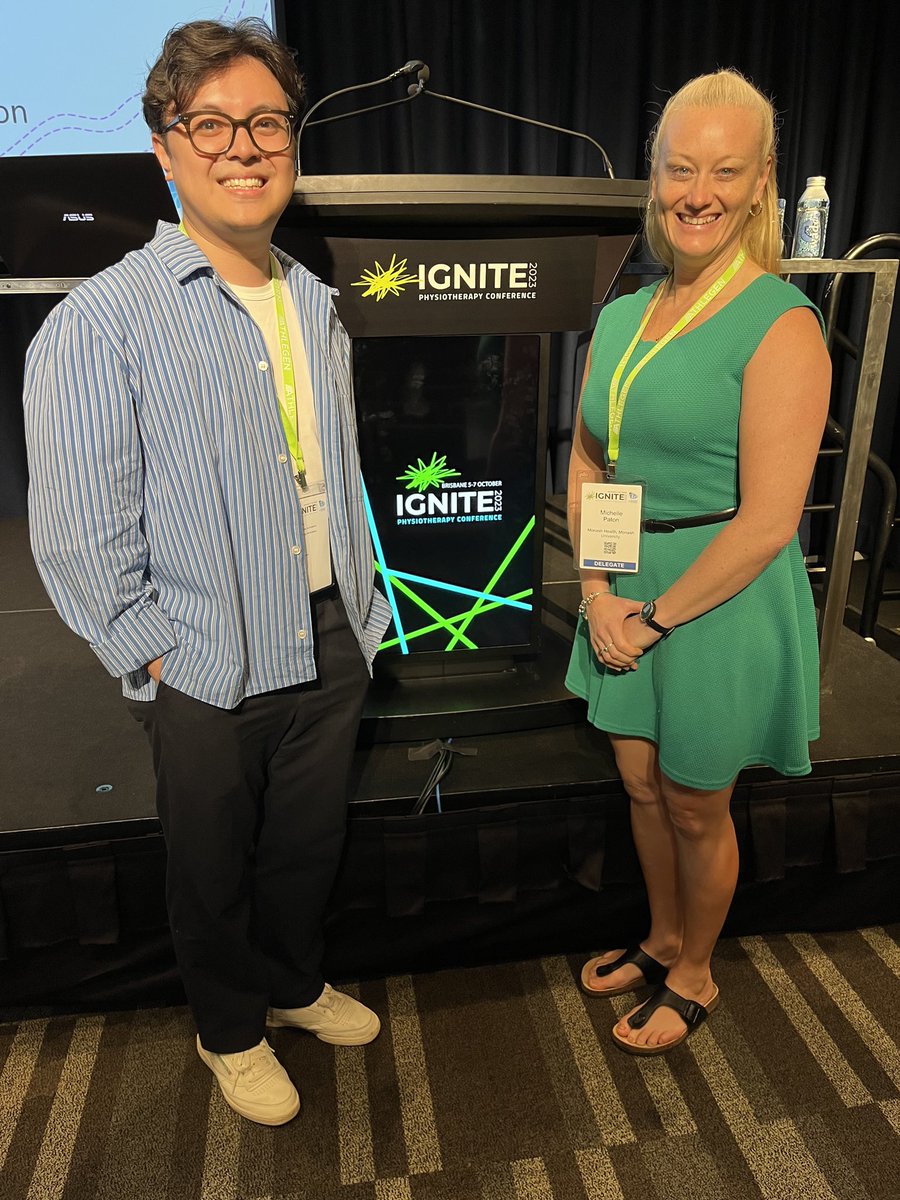 Honoured to be awarded Best New Cardiorespiratory Researcher at <a href="/apaphysio/">Australian Physiotherapy Association</a> #Ignite2023 &amp; standing alongside my #ICURehabLegends colleagues and other winners <a href="/alisha_da_silva/">Alisha da Silva</a> &amp; <a href="/Michelle_Monash/">Michelle Paton</a>. Thanks to the <a href="/apaphysio/">Australian Physiotherapy Association</a> Cardiorespiratory committee.