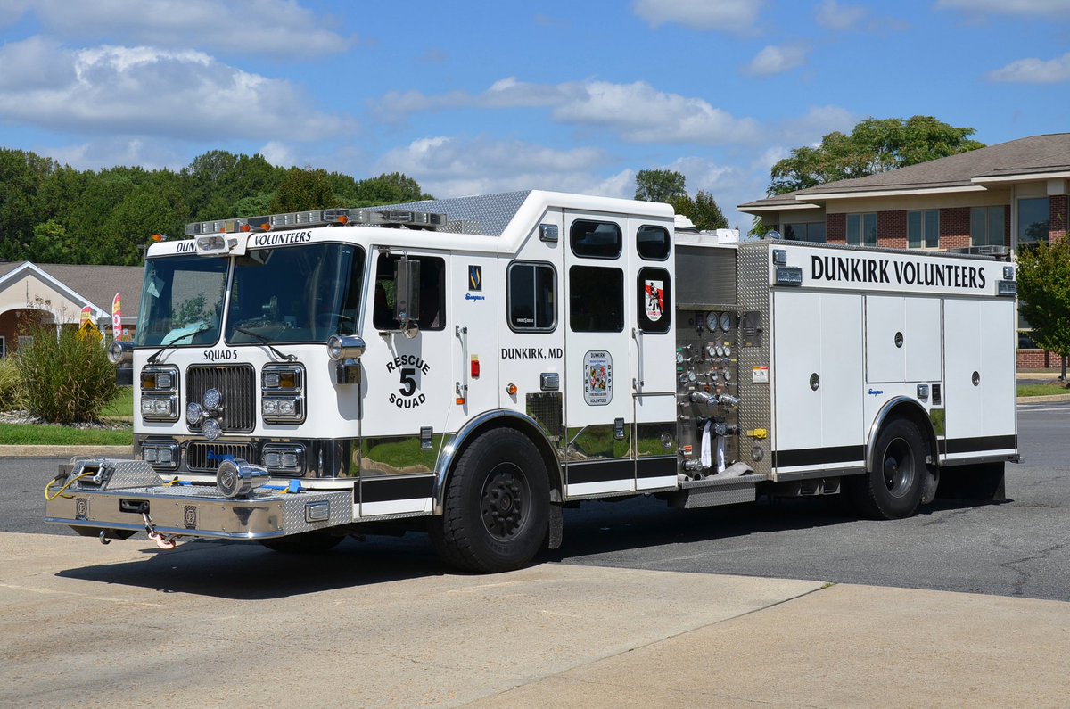 fireenguk's tweet photo. I've been quiet of late as im working hard on the next website update which will feature all my photos from our recent trip to America which saw photograph over 250 fire trucks!
Here's a little taster, these impressive rigs were seen at @DunkirkVFD in Calvert County, MD. 🇺🇸 🚒📷 https://t.co/ejdsKaWN1i