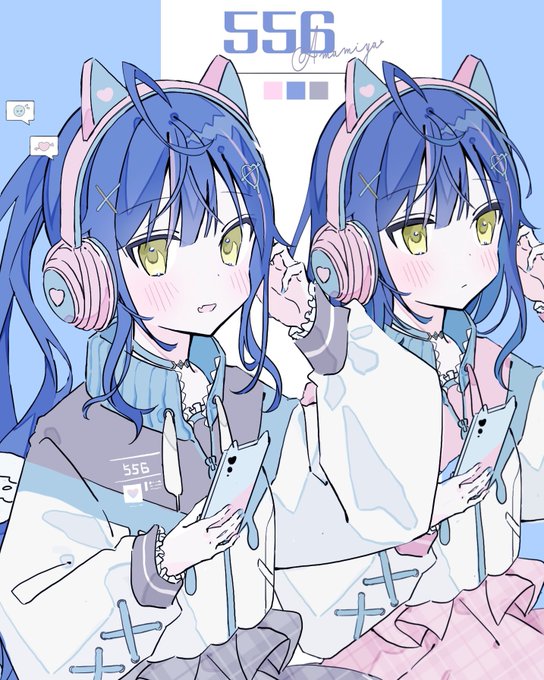 「animal ears smartphone」 illustration images(Latest)｜5pages