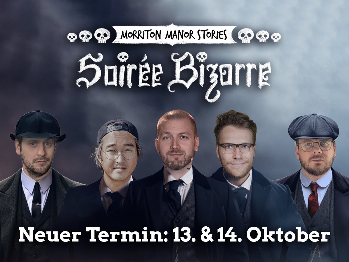 TheRocketBeans's tweet photo. Also folgendes: @DerHauge isst ab jetzt fleißig Glöbüli und dann werden wir nächsten Freitag und Samstag (13.10 &amp; 14.10) endlich alle zusammen mit @EtienneToGo, @boedefeld_, @budnoob &amp; @Bimon bei #MorritonManor unser Leben hassen, ok? Ok! ❤️ https://t.co/MQmNceqdxS