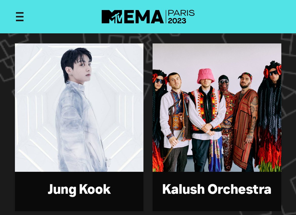dreamjeons's tweet photo. jungkook is on the list of performers at the mtv emas !!! https://t.co/3XMlwR2GGt