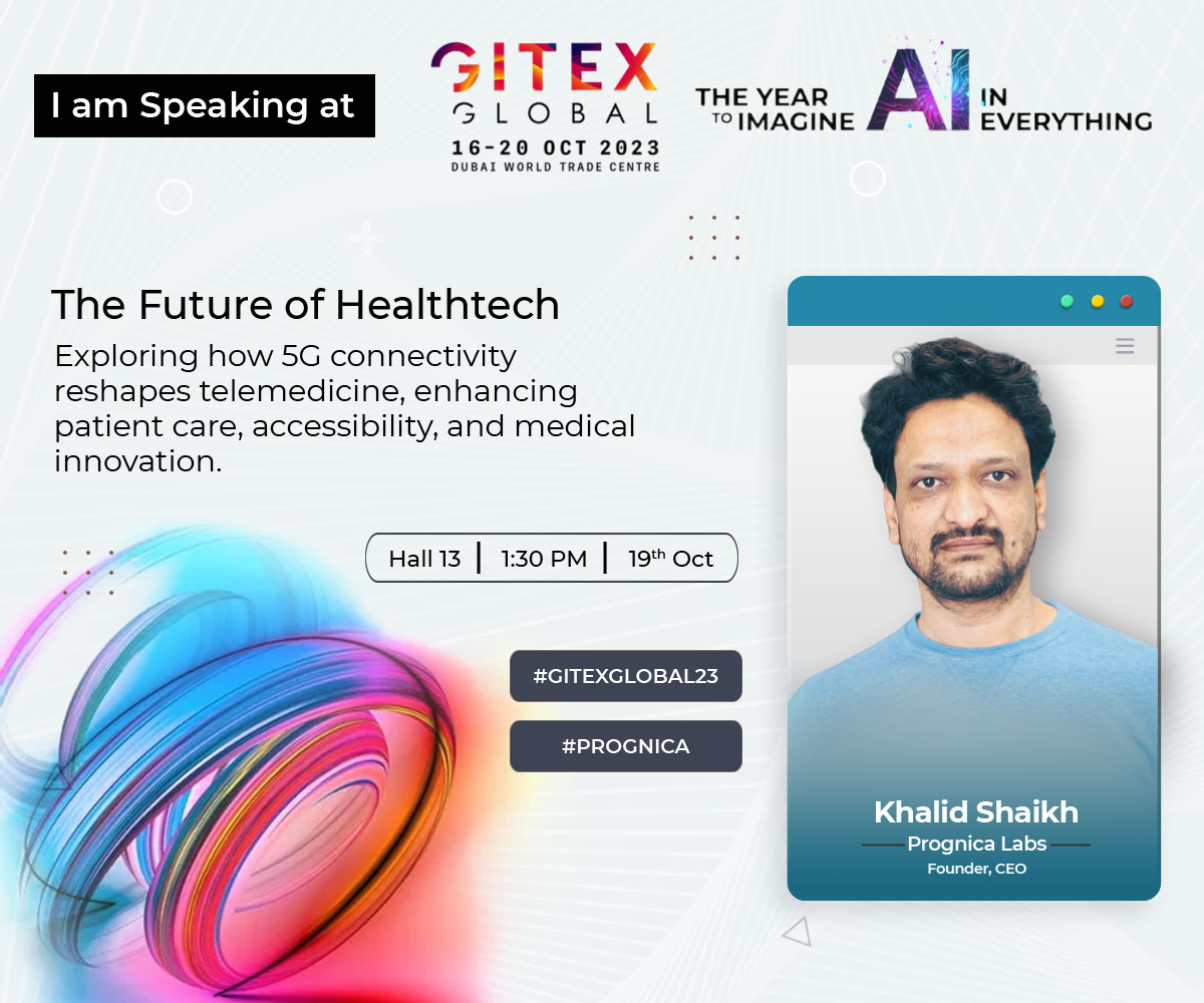 khalidaffaan's tweet photo. Innovations in 5G-enabled healthcare solutions are continually evolving, and  have great potential to revolutionize healthcare delivery, improve patient outcomes, and increase access to medical services. However, addressing challenges related to infrastructure, security, and regulatory compliance will be crucial to realizing the full potential of these innovations while ensuring patient safety and privacy.

I look forward to sharing my insights with you all at GITEX GLOBAL.

Join me by registering here: https://t.co/vUgk3g2Z3j

#gitexglobal23 #healthcare #healthtech #5G #artificialintelligence #machinelearning #telehealth #medicaleducation #genomics #prognica