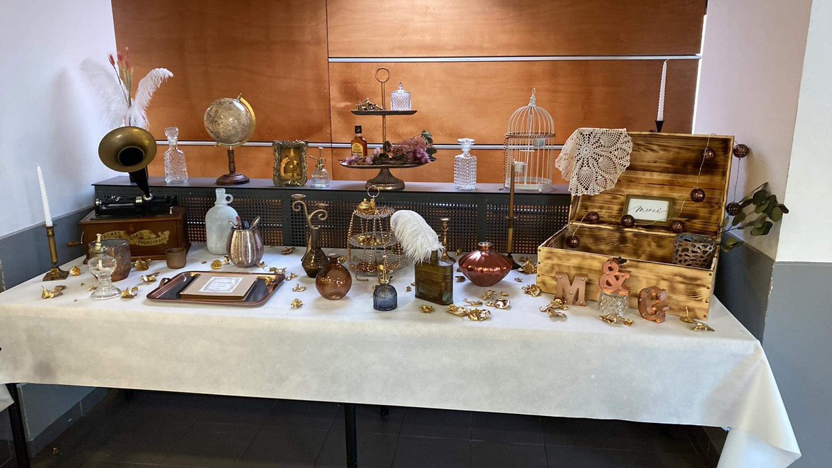 fify59's tweet image. Wedding day, la déco fraîchement terminée !!!