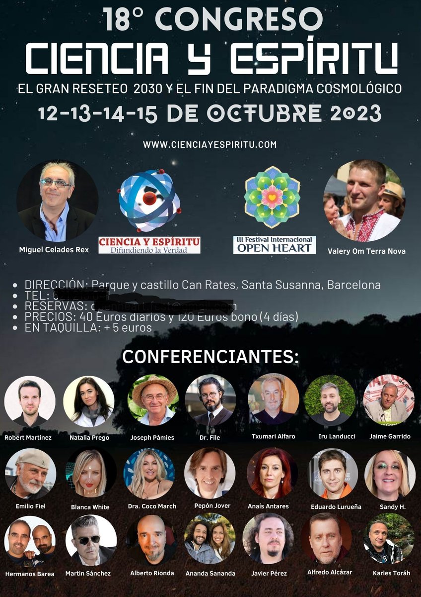 ¿Lo apoyan por ignorancia o convicción? Pregunta para <a href="/stasusanna_cat/">Ajuntament de Santa Susanna</a> al descubrir que colabora en este encuentro de peligrosos y conocidos charlatanes que atentan contra nuestra salud 😠
#SaludsinBulos #StopPseudociencias