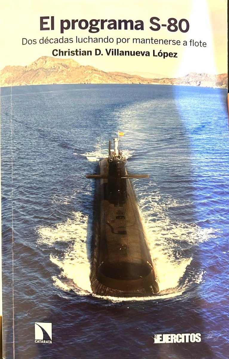 Guillem Colom (@gcolpie) on Twitter photo Ya en mis manos "El programa S-80. Dos décadas luchando por mantenerse a flote", de <a href="/ChristianDVill/">Christian D. Villanueva López</a>, director de <a href="/REjercitos/">Revista Ejércitos</a>. Un trabajo de investigación esencial y un hito más que necesario en la evaluación de programas militares en España, que también son políticas públicas. Ya en mis manos "El programa S-80. Dos décadas luchando por mantenerse a flote", de <a href="/ChristianDVill/">Christian D. Villanueva López</a>, director de <a href="/REjercitos/">Revista Ejércitos</a>. Un trabajo de investigación esencial y un hito más que necesario en la evaluación de programas militares en España, que también son políticas públicas.