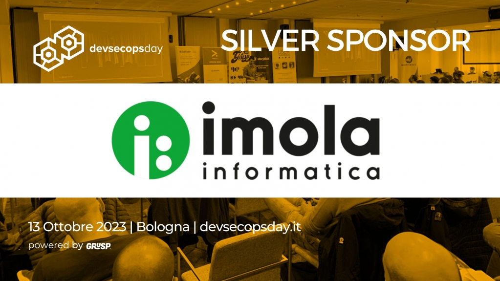 devsecopsdayit's tweet image. Grazie al nostro silver sponsor @imolinfo
Imola Informatica offre consulenze IT nei processi di innovazione e trasformazione digitale.
Ci vediamo a Bologna il 13 ottobre per #devsecopsday
🎟️devsecopsday.it