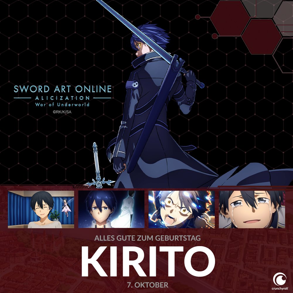Alles Gute zum Geburtstag, Kirito! ⚔️🎉🎉🎉
