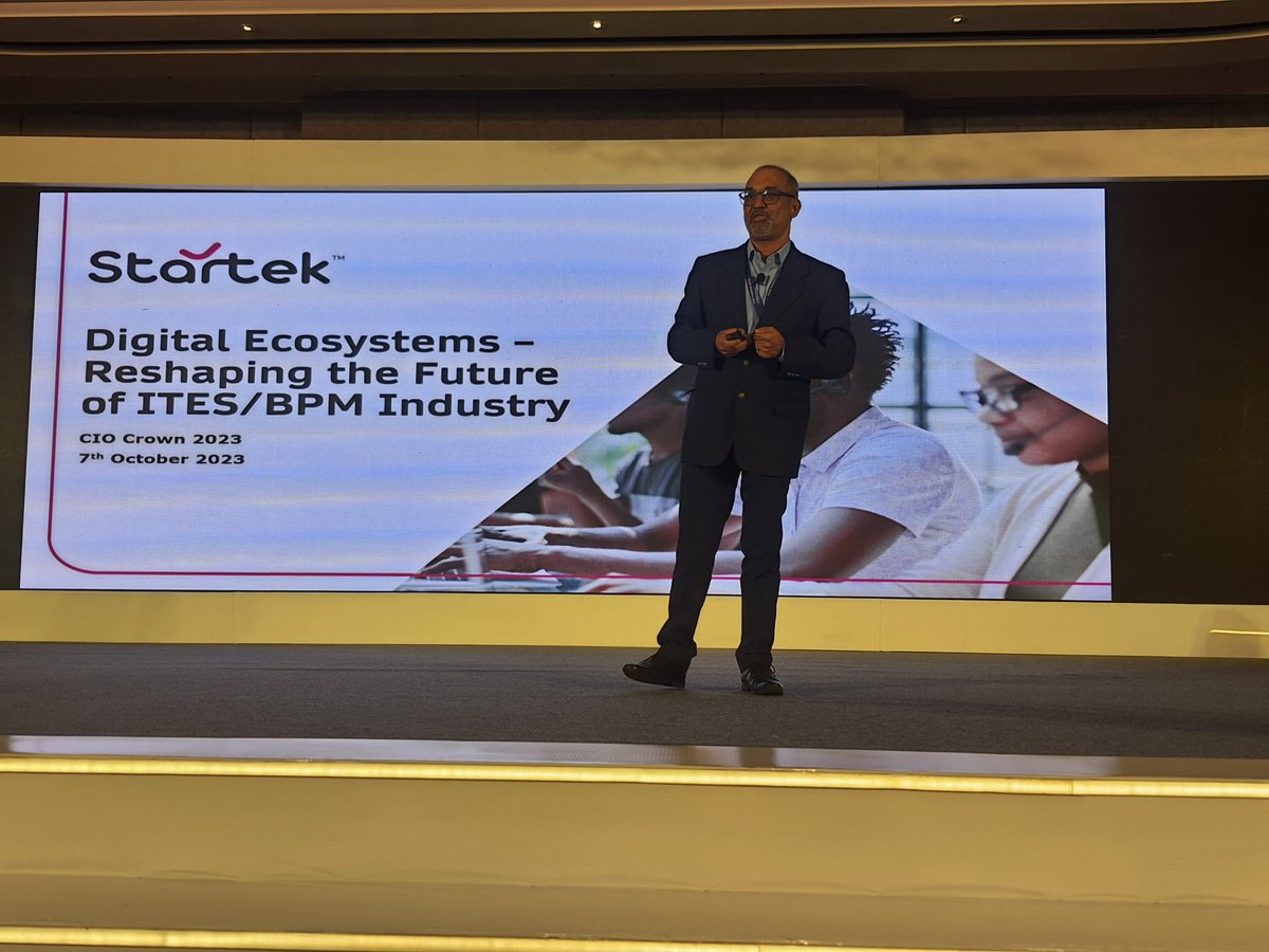 #ciocrown2023
Digital echo system: Reshaping the future of  ITES/ BPM industry.
