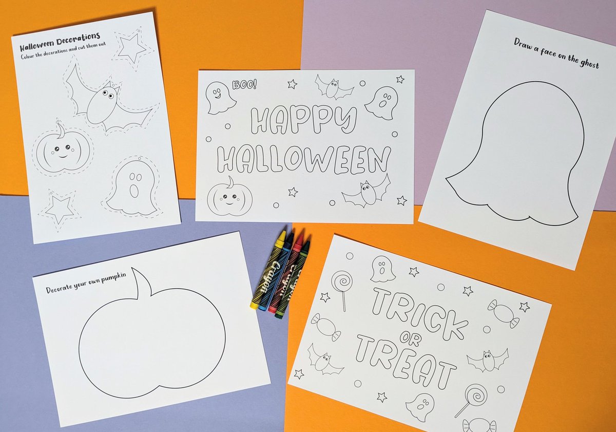 Halloween colouring packs, nice for little gifts or Halloween parties 🎃👻
£3.50 with free shipping
andrealemindesign.etsy.com

#UKGiftHour #UKGiftAM #shopindie #Halloween2023