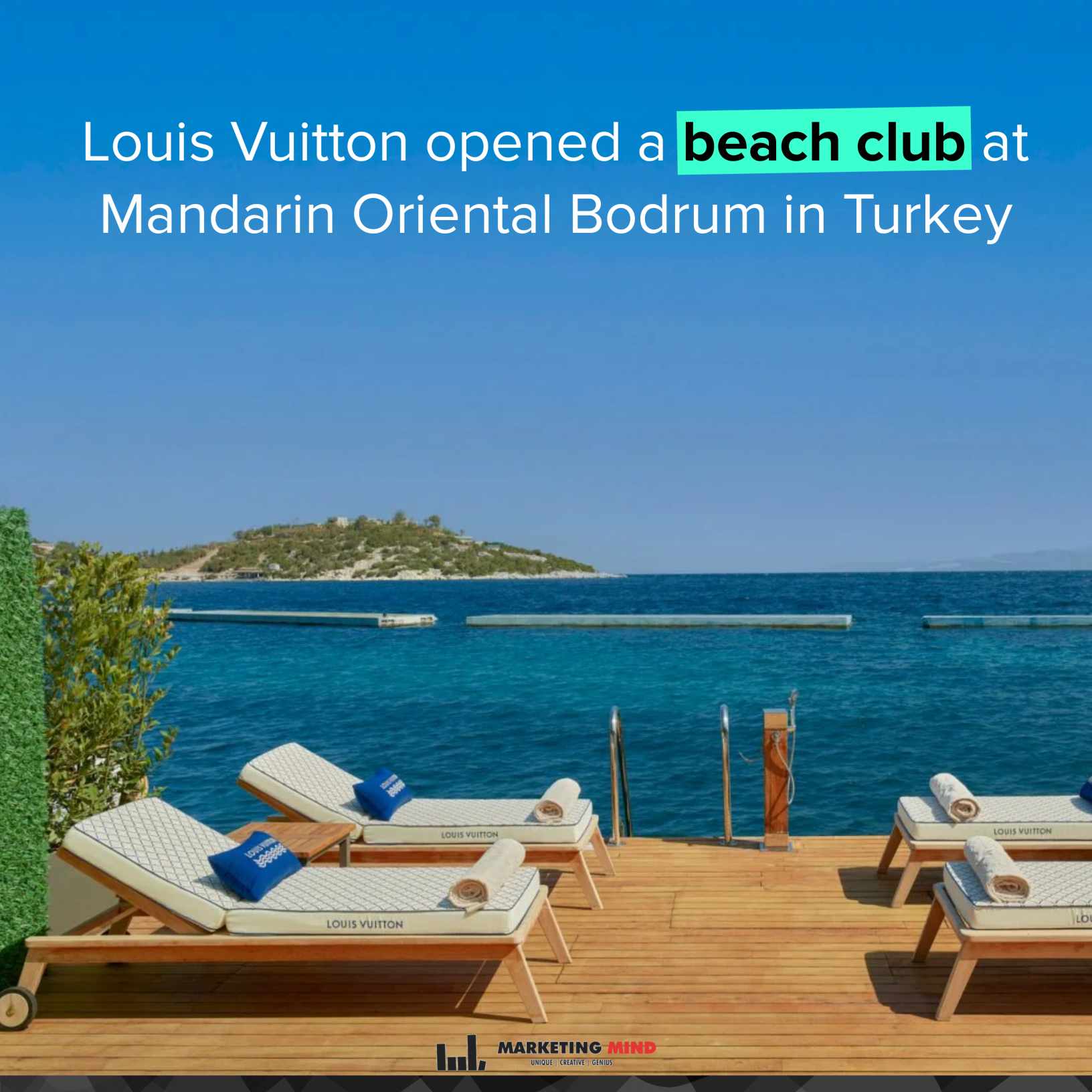 Marketing Mind on X: Guests can rent one on the beach. #MarketingMind # LouisVuitton  / X