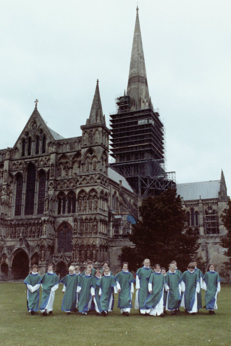 On this day in 1991 the girl choristers sang their first Evensong. Since then, 100s of girls have become part of the choral tradition of <a href="/SalisburyCath/">Salisbury Cathedral</a>. And today is ‘Be A Chorister For A Day’ too!

Photo by kind permission of <a href="/SalisburyMuseum/">The Salisbury Museum</a>