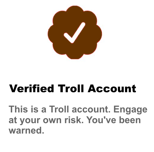 Your neighborhood troll said, tweet media