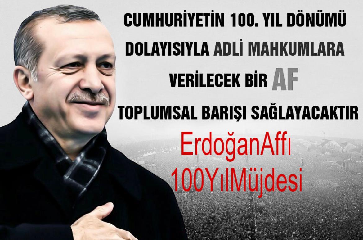 Arkadaşlar TT başlıyor

Etiket: ErdoğanAffı 100YılMüjdesi

Saat 12:00 

Rt yapalım

TT saatini bekleyelim
Kurallara uyalım.