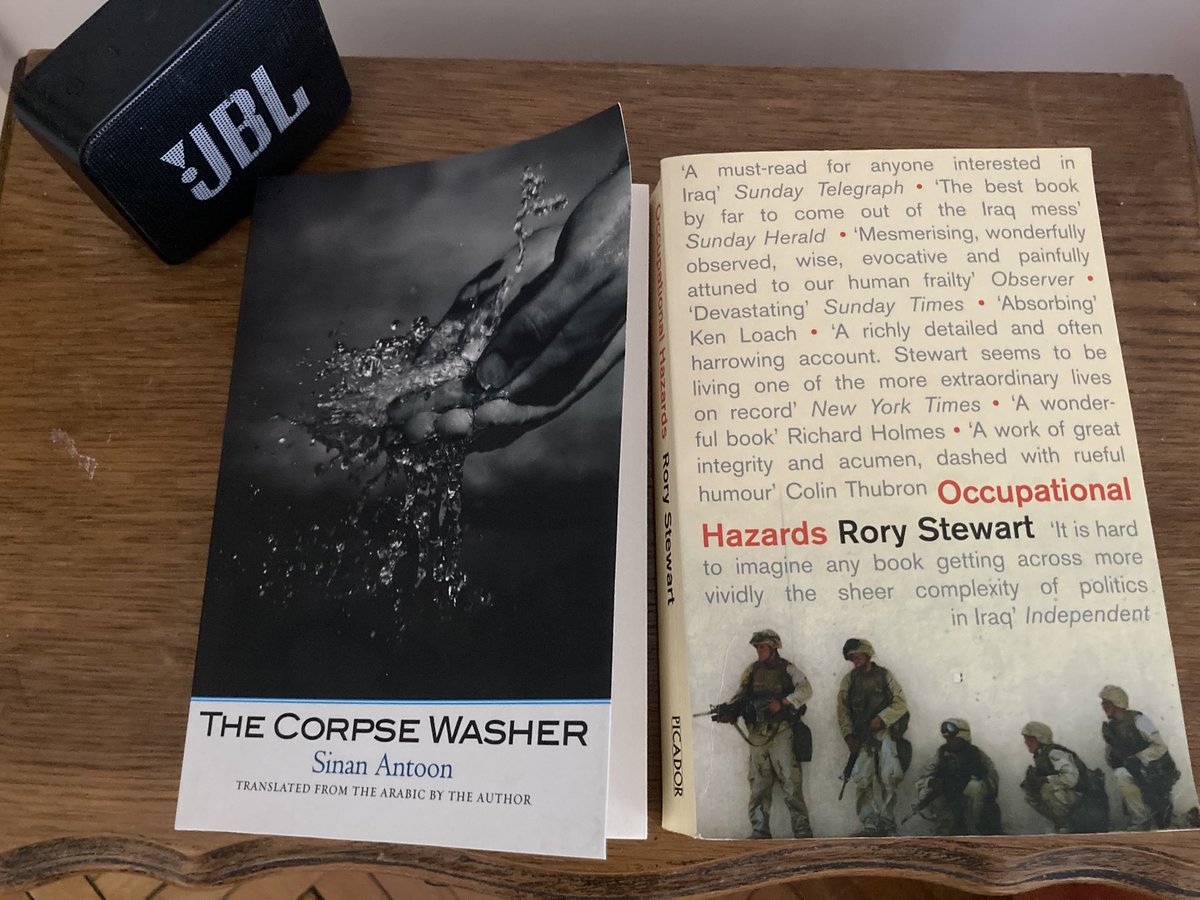 Two very different perspectives on worn-torn Iraq after the 2003 invasion. ⁦<a href="/RoryStewartUK/">Rory Stewart</a>⁩’ analysis felt quite clinical compared to the overwhelming emotion and desolation I felt when reading ⁦<a href="/sinanantoon/">Sinan Antoon سنان أنطون</a>’ novel