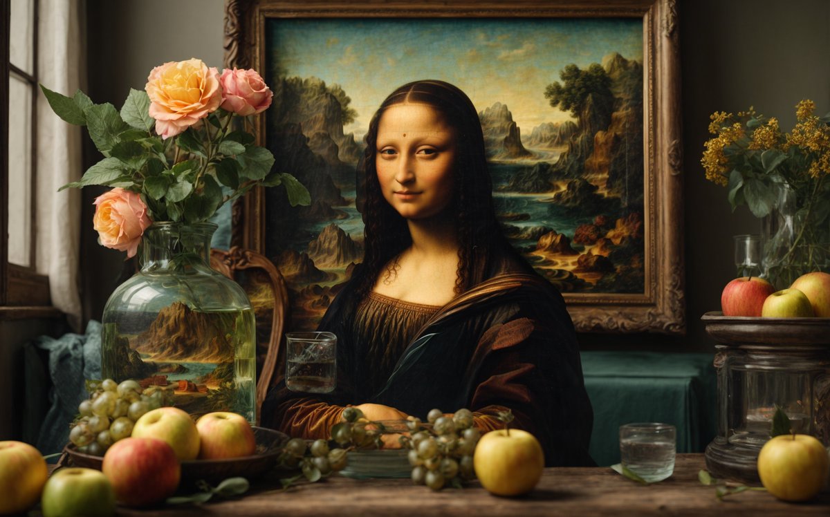 keimelia's tweet photo. Dank KI kann man endlich Kunst so ausstellen, wie man es will. :) https://t.co/hJNydbn8K1