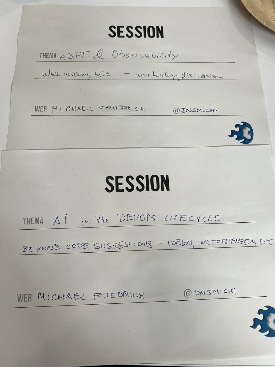 dnsmichi's tweet image. #devopscamp session pitches 🔥