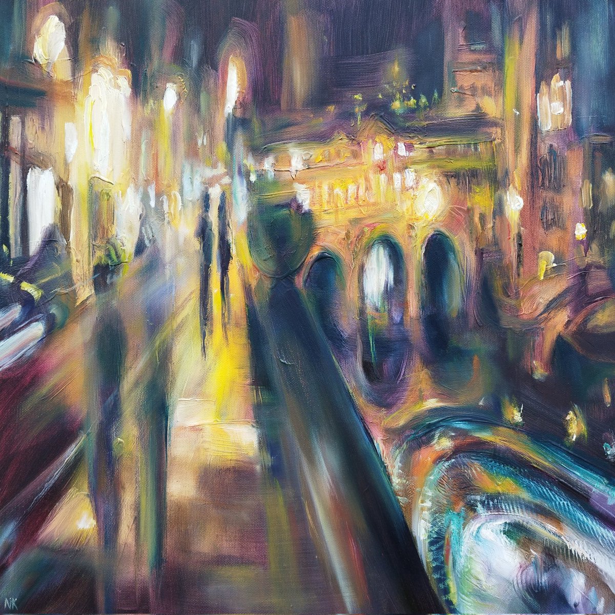 *Sold* 'Bath by Night'
Oil on canvas (66 x 66cm - framed)

This night scene of Bath, purchased from <a href="/MontpellierG/">Montpellier Gallery</a> has found a new home 🙂🏡

#bathart #bathcity #bathatnight #nightscene #pulteneybridge #montpelliergallery #soldart #artinvestment #artforhomes #nickpikeart