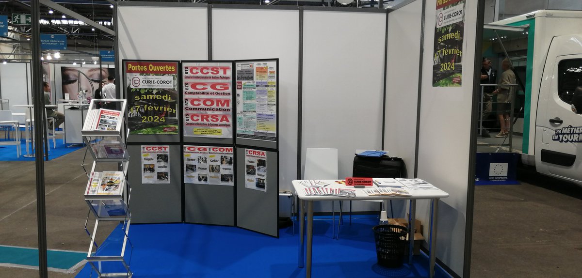 Le LPO Curie-corot est présent au Salon des Études Supérieures de Caen,