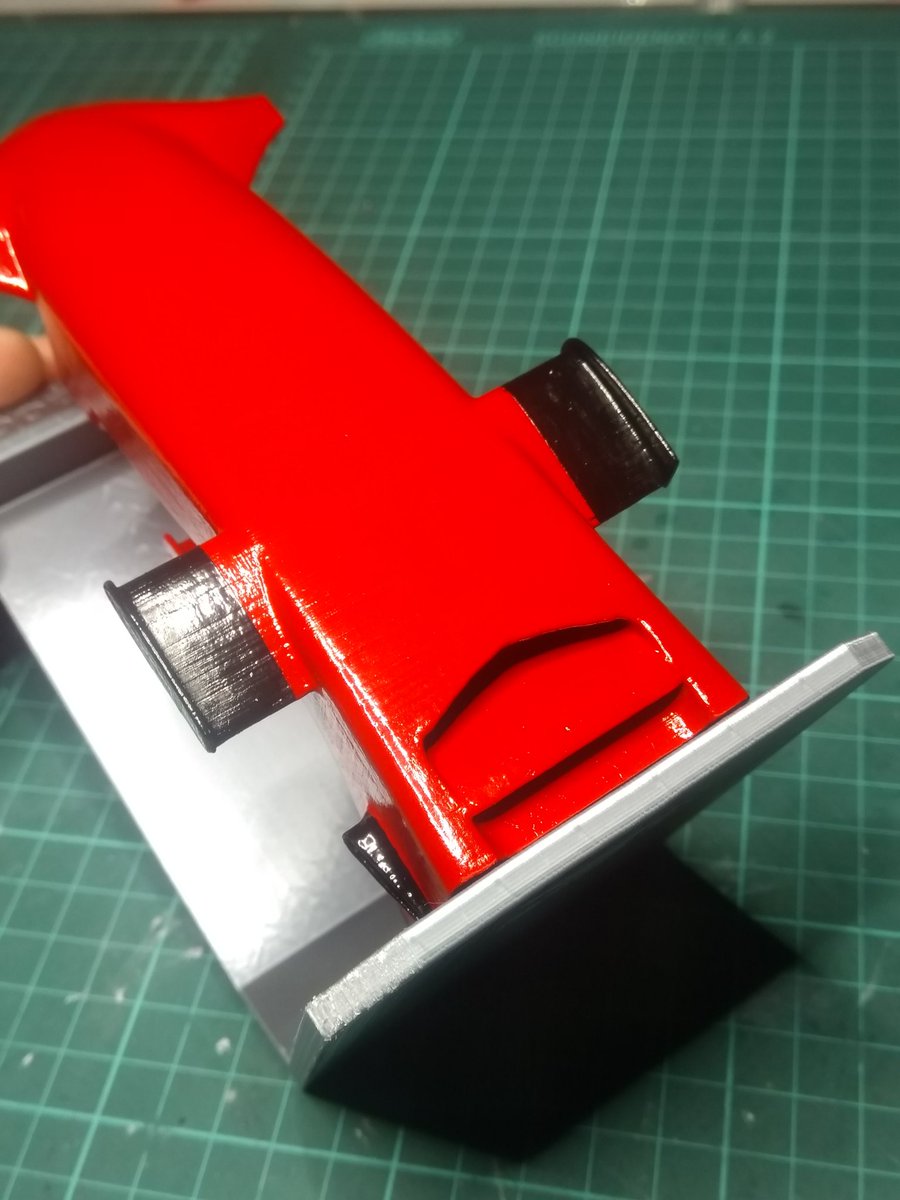 3dbecks199's tweet photo. Ferrari F2008 Nosecone fitted on Exhibitor #F1 #3DPrinting #F2008 https://t.co/cQlv3AVxQ9